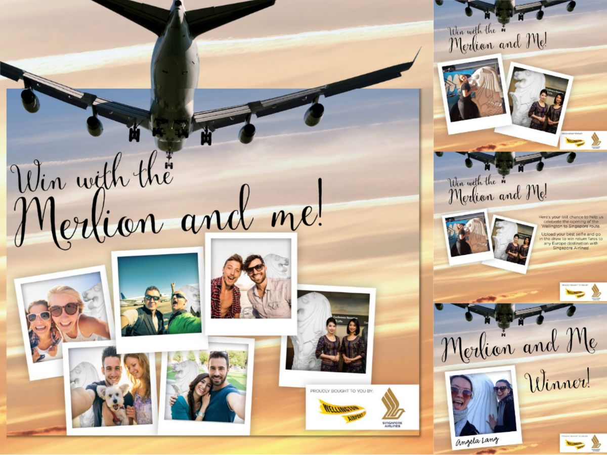 Singapore Airlines / Wellington Airport — Merlion and Me: Bringing Singapore to the Streets of Wellington
